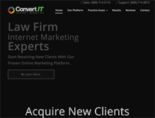 Tablet Screenshot of convertitmarketing.com
